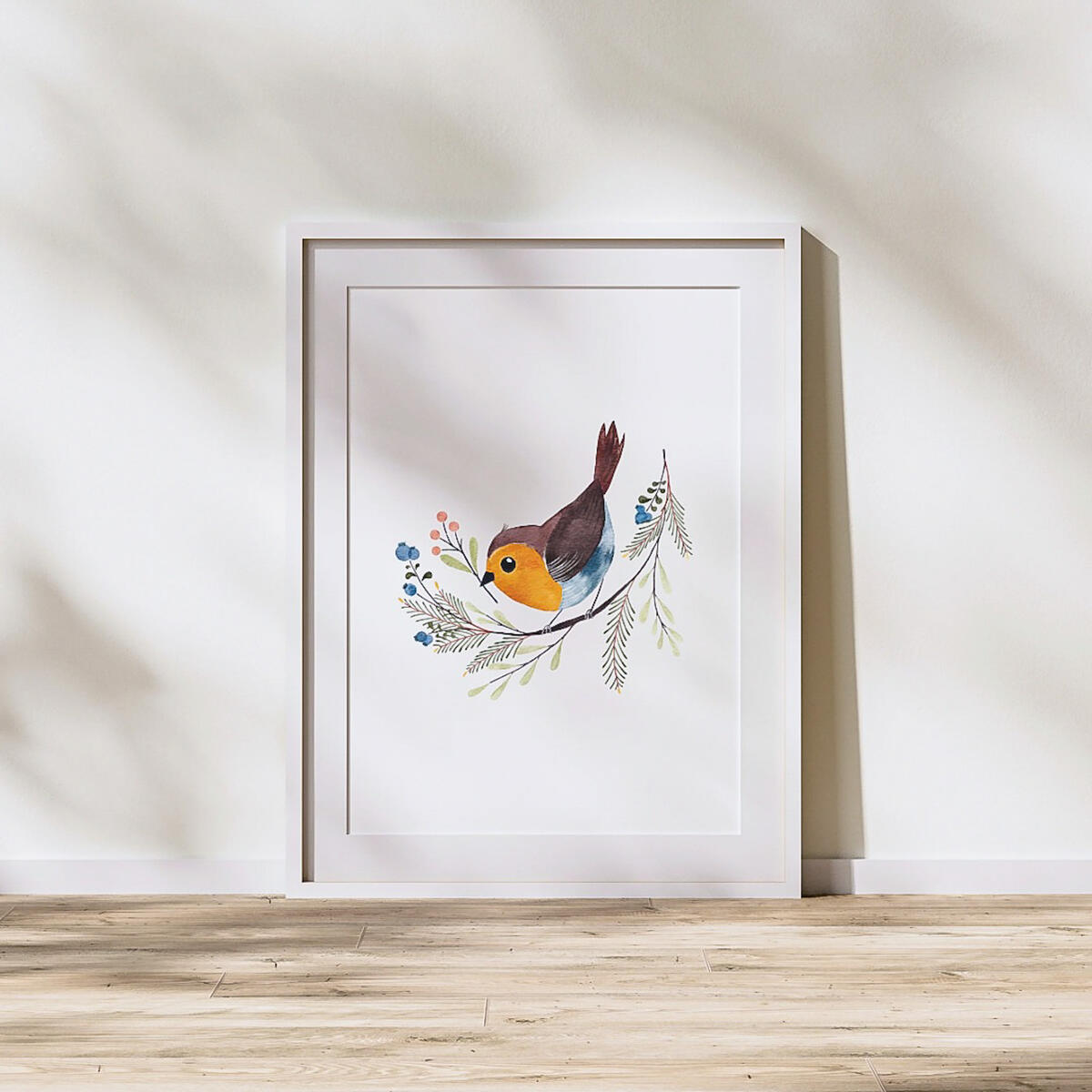 Quiet Joys Robin - Art Print