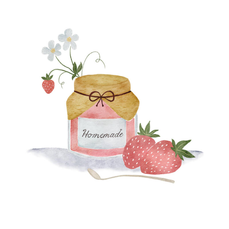 Homemade Jam Illustration